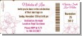 Elegant Flowers - Bridal Shower Destination Boarding Pass Invitations thumbnail