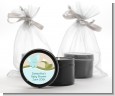 Elephant Baby Blue - Baby Shower Black Candle Tin Favors thumbnail