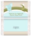 Elephant Baby Blue - Personalized Popcorn Wrapper Baby Shower Favors thumbnail