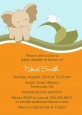 Elephant Baby Neutral - Baby Shower Invitations thumbnail