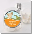 Elephant Baby Neutral - Personalized Baby Shower Candy Jar thumbnail