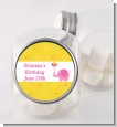 Elephant Pink - Personalized Birthday Party Candy Jar thumbnail