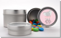 Elephant Pink Tutu - Custom Baby Shower Favor Tins