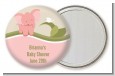 Elephant Baby Pink - Personalized Baby Shower Pocket Mirror Favors thumbnail