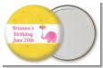 Elephant Pink - Personalized Birthday Party Pocket Mirror Favors thumbnail