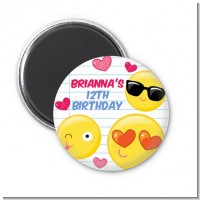 Emoji Fun - Personalized Birthday Party Magnet Favors