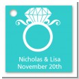 Engagement Ring - Personalized Bridal Shower Card Stock Favor Tags thumbnail