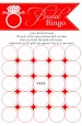Engagement Ring Red - Bridal Shower Gift Bingo Game Card thumbnail