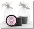 Engagement Ring Silver Glitter - Bridal Shower Black Candle Tin Favors thumbnail