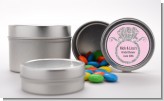 Engagement Ring Silver Glitter - Custom Bridal Shower Favor Tins