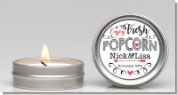 Enjoy Fresh Popcorn - Bridal Shower Candle Favors