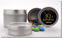 30 & Fabulous Speckles - Custom Birthday Party Favor Tins