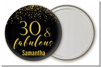 30 & Fabulous Speckles - Personalized Birthday Party Pocket Mirror Favors