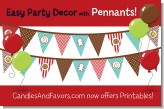 Cookie Exchange - Christmas Themed Pennant Set