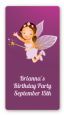 Fairy Princess - Custom Rectangle Birthday Party Sticker/Labels thumbnail