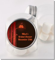 Fall Love Birds - Personalized Bridal Shower Candy Jar