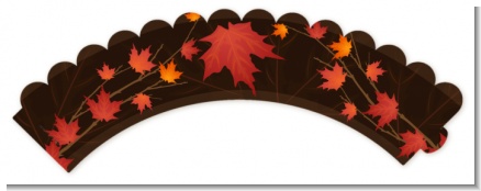 Autumn Leaves - Bridal Shower Cupcake Wrappers