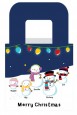 Snowman Family with Lights - Personalized Christmas Favor Boxes thumbnail