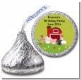 Farm Animals - Hershey Kiss Birthday Party Sticker Labels thumbnail