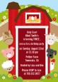 Farm Animals - Birthday Party Invitations thumbnail