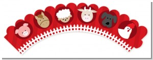 Farm Animals - Baby Shower Cupcake Wrappers