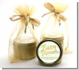 Faux Gold and Mint Stripes - Baby Shower Gold Tin Candle Favors thumbnail