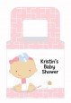 Little Girl Doctor On The Way - Personalized Baby Shower Favor Boxes thumbnail