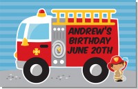 Future Firefighter - Personalized Birthday Party Placemats