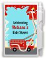 Fire Truck - Baby Shower Personalized Notebook Favor thumbnail