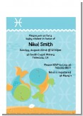 Fish | Pisces Horoscope - Baby Shower Petite Invitations