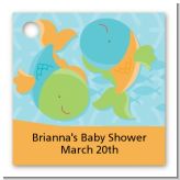 Fish | Pisces Horoscope - Personalized Baby Shower Card Stock Favor Tags