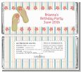Flip Flops - Personalized Birthday Party Candy Bar Wrappers thumbnail