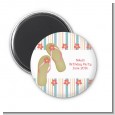 Flip Flops - Personalized Birthday Party Magnet Favors thumbnail