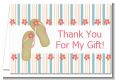Flip Flops - Birthday Party Thank You Cards thumbnail