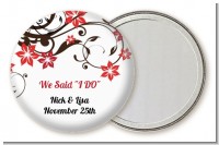 Floral Blossom - Personalized Bridal Shower Pocket Mirror Favors