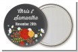 Floral Motif - Personalized Bridal Shower Pocket Mirror Favors thumbnail