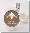 Fluer De Lis - Personalized Bridal Shower Candy Jar thumbnail