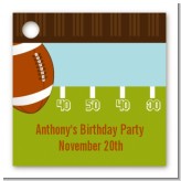 Football - Personalized Birthday Party Card Stock Favor Tags