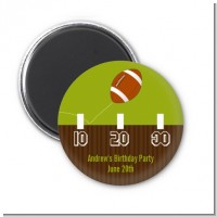 Football - Personalized Birthday Party Magnet Favors