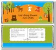 Forest Animals - Personalized Baby Shower Candy Bar Wrappers thumbnail