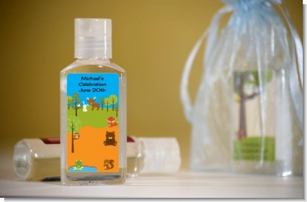 Forest Animals - Personalized Birthday Party Hand Sanitizers Favors
