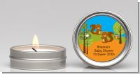 Forest Animals Twin Squirels - Baby Shower Candle Favors