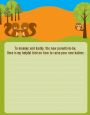 Forest Animals Twin Squirels - Baby Shower Notes of Advice thumbnail
