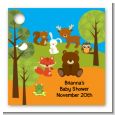 Forest Animals - Personalized Baby Shower Card Stock Favor Tags thumbnail