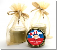 Fourth Of July Little Firecracker - Baby Shower Gold Tin Candle Favors