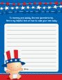 Fourth Of July Stars & Stripes - Baby Shower Notes of Advice thumbnail