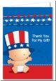 Fourth Of July Stars & Stripes - Baby Shower Thank You Cards thumbnail