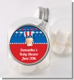 Fourth Of July Stars & Stripes - Personalized Baby Shower Candy Jar thumbnail