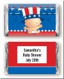 Fourth Of July Stars & Stripes - Personalized Baby Shower Mini Candy Bar Wrappers thumbnail