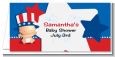 Fourth Of July Little Firecracker - Personalized Baby Shower Place Cards thumbnail